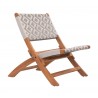 Zuo Modern Tide Lounge Chair Multicolor - Angled