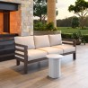 Zuo Modern Bal Harbor Sofa in White - Lifestyle 2
