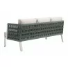 Zuo Modern Bridgehampton Sofa in White - Back Angled - Zuo Modern Bridgehampton Sofa in White - Back Angled