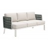 Zuo Modern Bridgehampton Sofa in White - Angled View