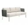 Zuo Modern Bridgehampton Sofa in White - Angled View - Zuo Modern Bridgehampton Sofa in White - Angled View
