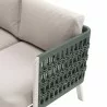 Zuo Modern Bridgehampton Sofa in White - Arm Close-up - Zuo Modern Bridgehampton Sofa in White - Arm Close-up