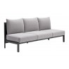Zuo Modern Horizon Sofa in Gray - Angled