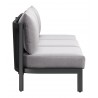 Zuo Modern Horizon Sofa in Gray - Side