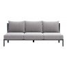 Zuo Modern Horizon Sofa in Gray - Front