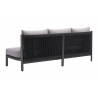 Zuo Modern Horizon Sofa in Gray - Back Angled
