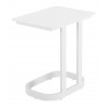 Zuo Modern Friss End Table in White - Back Angled