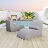 Zuo Modern Luanda Lounge Chair Gray - Lifestyle 