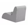 Zuo Modern Luanda Lounge Chair Gray - Back Angled - Zuo Modern Luanda Lounge Chair Gray - Back Angled