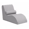 Zuo Modern Luanda Lounge Chair Gray - Angled - Zuo Modern Luanda Lounge Chair Gray - Angled