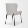 Mercana Hartt Dining Chair W/ Matte Black Metal Frame and Gray Fabric6 - Mercana Hartt Dining Chair W/ Matte Black Metal Frame and Gray Fabric6