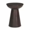 Mercana Novell Dark Brown Wood Pedestal Accent Table 1 - Mercana Novell Dark Brown Wood Pedestal Accent Table 1