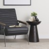 Mercana Novell Dark Brown Wood Pedestal Accent Table 4