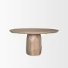 Mercana Fitzgerald 60" Light Brown Wood Dining Table 2 - Mercana Fitzgerald 60" Light Brown Wood Dining Table 2