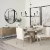 Mercana Fitzgerald 60" Light Brown Wood Dining Table - Mercana Fitzgerald 60" Light Brown Wood Dining Table