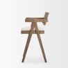 Mercana Indie Medium Brown With Cane Counter Stool Side