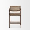 Mercana Indie Medium Brown With Cane Counter Stool 1