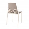 Papillon Stylish Dinning Chair - Grey - Back Angled