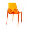 Papillon Stylish Dinning Chair - Marigold - Back Angled