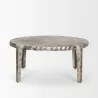 Mercana Randy Silver Nickel Cast Aluminum Metal Coffee Table 2 - Mercana Randy Silver Nickel Cast Aluminum Metal Coffee Table 2