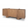 Mercana Eula Medium Brown Wood 4-Door Sideboard Side
