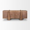 Mercana Eula Medium Brown Wood 4-Door Sideboard Front