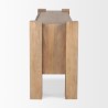 Mercana Beth Light Brown Wood w/ 3 Doors Sideboard 2