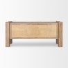 Mercana Beth Light Brown Wood w/ 3 Doors Sideboard 3