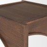 Mercana Laraya Medium Brown Wood With Arches End Table 3