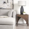 Mercana Laraya Medium Brown Wood With Arches End Table 2