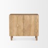 Mercana Heera Light Brown Diamond Motif w/ Shelf Accent Cabinet  Front