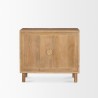 Mercana Heera Light Brown Diamond Motif w/ Shelf Accent Cabinet Back