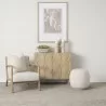 Mercana Heera Light Brown Diamond Motif w/ Shelf Accent Cabinet  - Mercana Heera Light Brown Diamond Motif w/ Shelf Accent Cabinet 