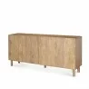 Mercana Heera Light Brown Diamond w/ Shelf Motif Sideboard - Mercana Heera Light Brown Diamond w/ Shelf Motif Sideboard