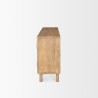 Mercana Heera Light Brown Diamond w/ Shelf Motif Sideboard Side