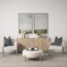 Mercana Heera Light Brown Diamond w/ Shelf Motif Sideboard