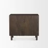 Mercana Heera Dark Brown Diamond Motif w/ Shelf Accent Cabinet  - Mercana Heera Dark Brown Diamond Motif w/ Shelf Accent Cabinet 