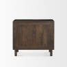 Mercana Heera Dark Brown Diamond Motif w/ Shelf Accent Cabinet  Front