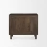 Mercana Heera Dark Brown Diamond Motif w/ Shelf Accent Cabinet  Front - Mercana Heera Dark Brown Diamond Motif w/ Shelf Accent Cabinet  Front