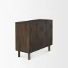 Mercana Heera Dark Brown Diamond Motif w/ Shelf Accent Cabinet  - Mercana Heera Dark Brown Diamond Motif w/ Shelf Accent Cabinet 