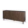 Mercana Heera Dark Brown Diamond w/ Shelf Motif Sideboard Front