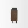 Mercana Heera Dark Brown Diamond w/ Shelf Motif Sideboard Side - Mercana Heera Dark Brown Diamond w/ Shelf Motif Sideboard Side