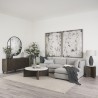 Mercana Heera Dark Brown Diamond w/ Shelf Motif Sideboard