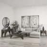 Mercana Laraya Dark Brown Wood Arched Console Table 2 - Mercana Laraya Dark Brown Wood Arched Console Table 2
