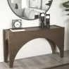 Mercana Laraya Dark Brown Wood Arched Console Table 3 - Mercana Laraya Dark Brown Wood Arched Console Table 3