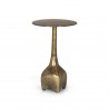 Mercana Risha Small Gold Metal Accent Table