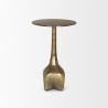 Mercana Risha Small Gold Metal Accent Table 1