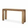 Mercana Sapphira Brown Wood Tapered Top Console Table 2 - Mercana Sapphira Brown Wood Tapered Top Console Table 2