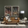 Mercana Ricciardo Cognac Leather Three Seater Sofa 