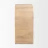 Mercana Sorina Reverse Fluted Light Brown Wood Accent Cabinet Side - Mercana Sorina Reverse Fluted Light Brown Wood Accent Cabinet Side